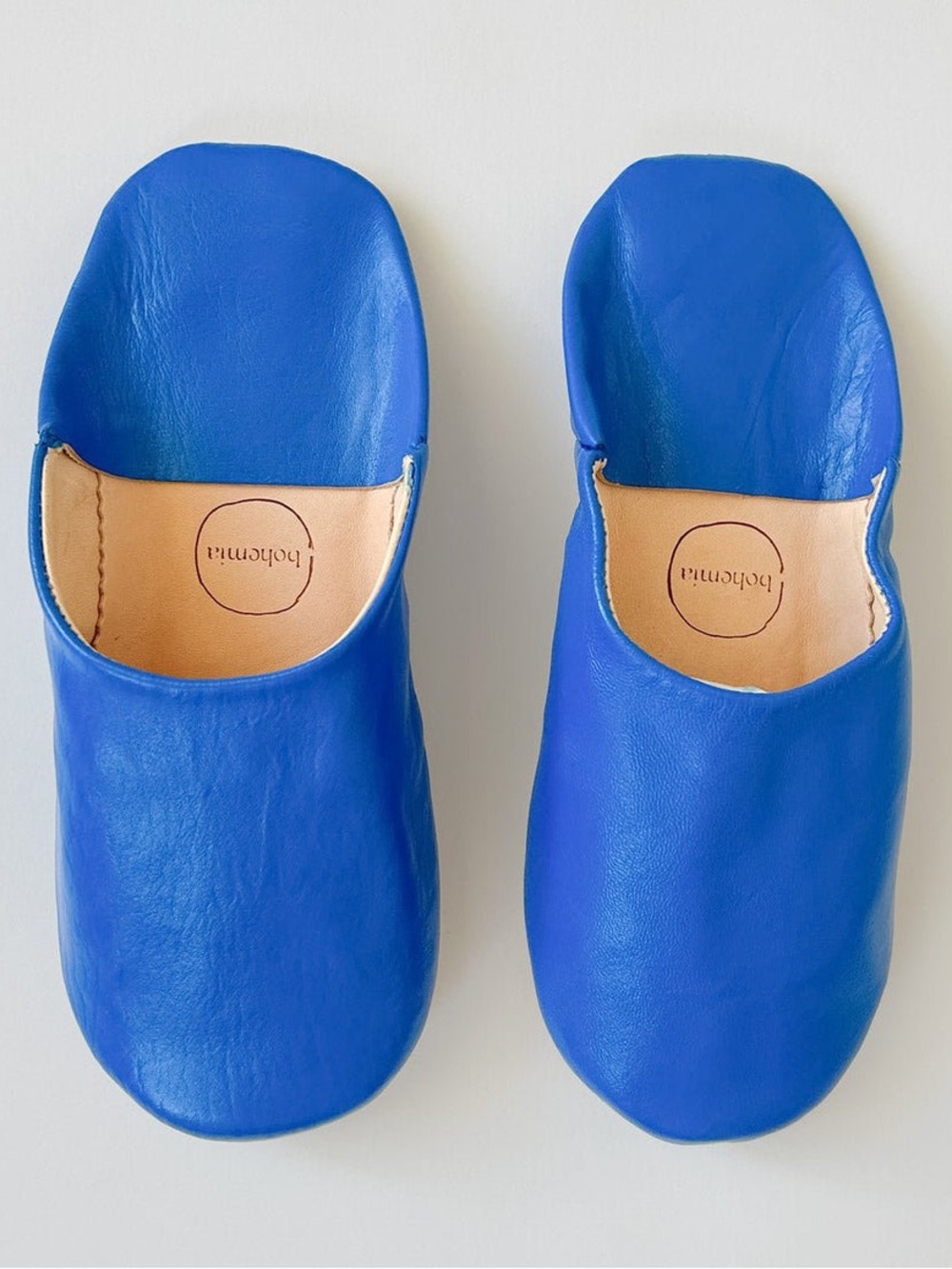 Bohemia Blue slip on slippers unisex mules slides size medium 40-41